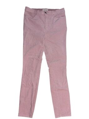 LOFT Women’s Blush Pink Corduroy High Waist Skinny Pants Size 28/6 Casual